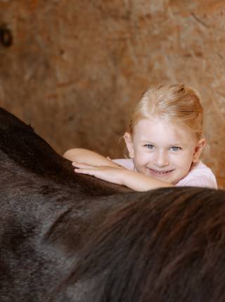 Reitferien mit Kindern  Symbolfoto